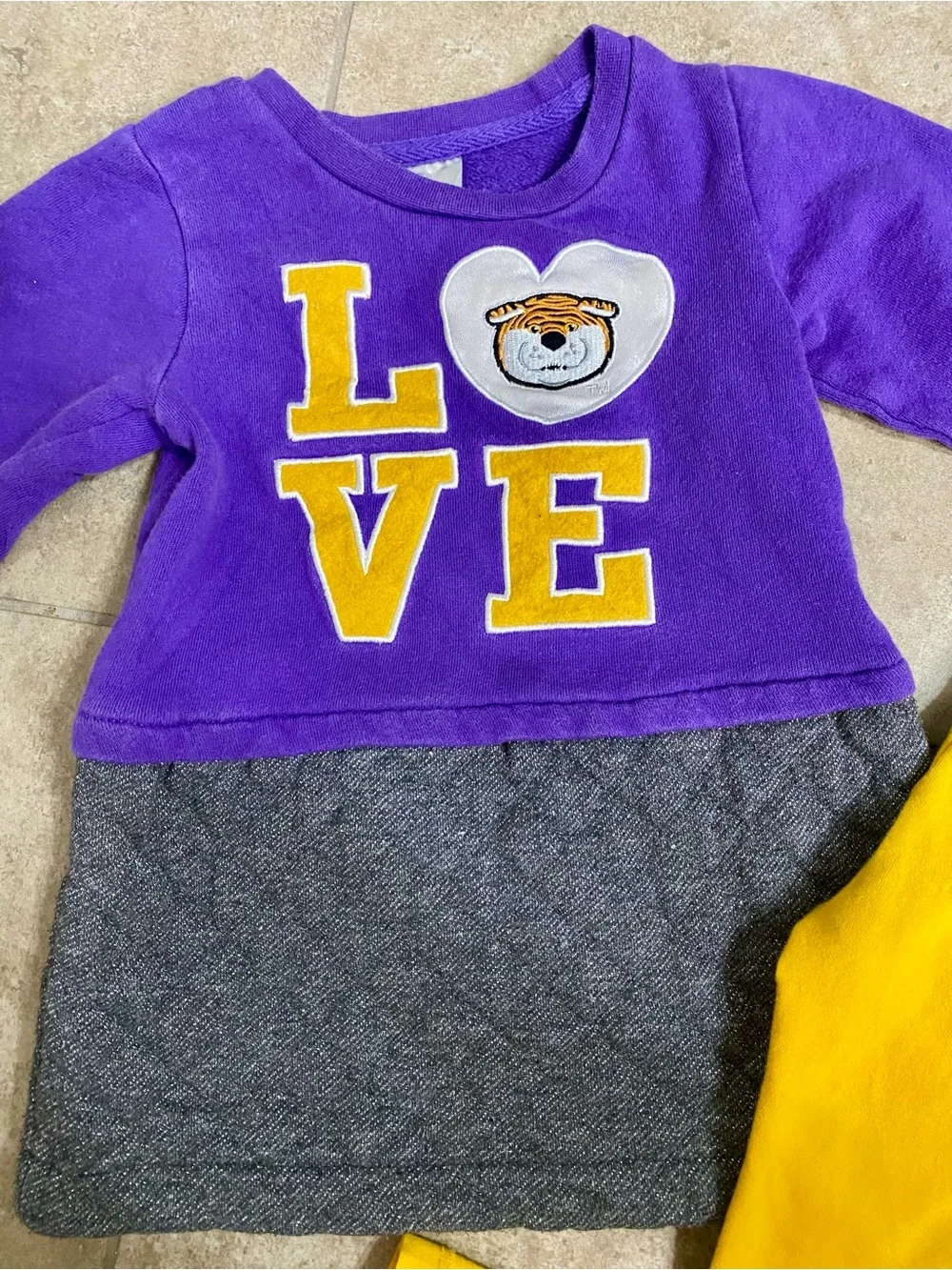 LSU Tigers Toddler Girl Outfit